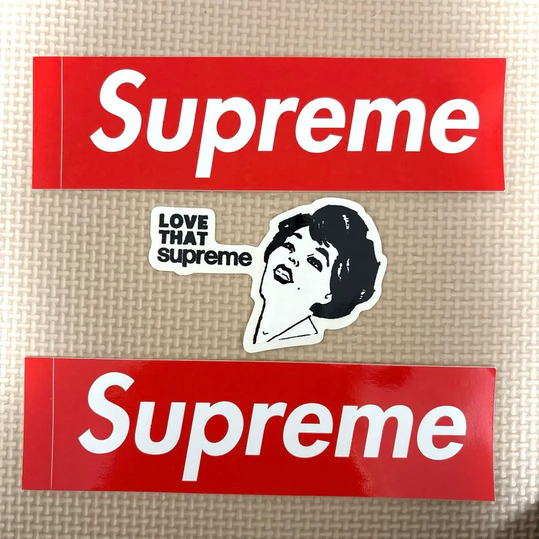 Thumbnail of Supreme sticker set of 3