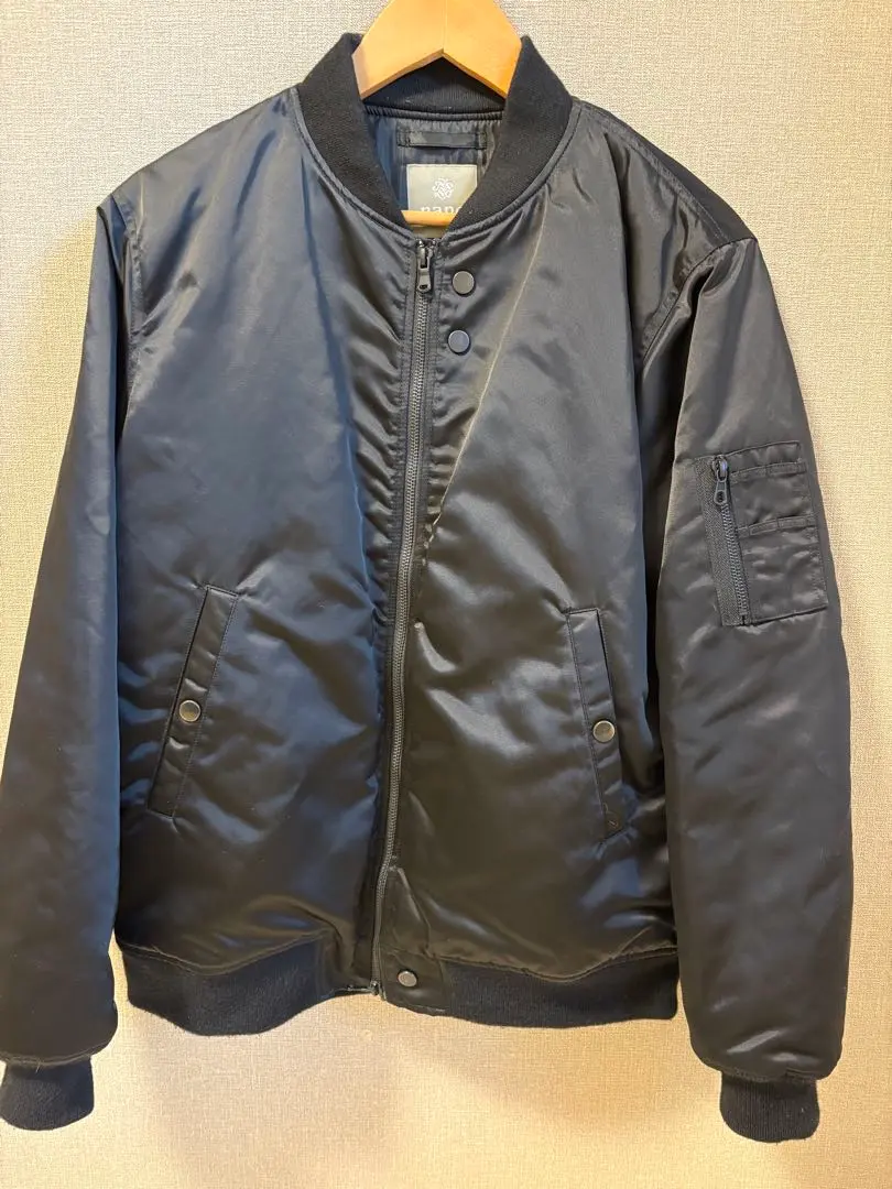 nano MA-1 夾克 黑色 的縮圖