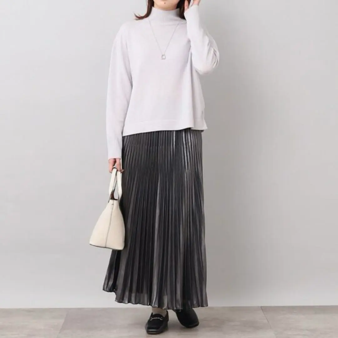 最終降價【美品】untitled 百褶裙 黑色 的縮圖