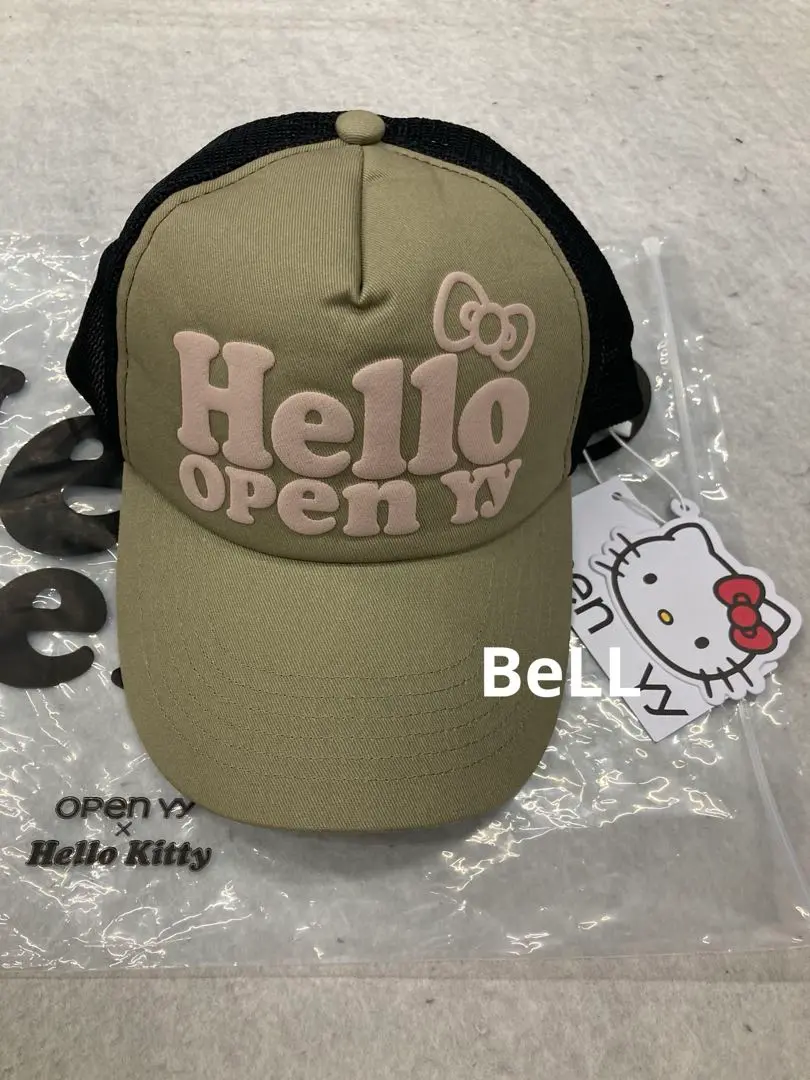 OPEN YY × Hello Kitty ハローキティ 帽子 キャップ OPEN YY×Hello Kitty】YY TRUCKER CAP：キャップ（キャップ