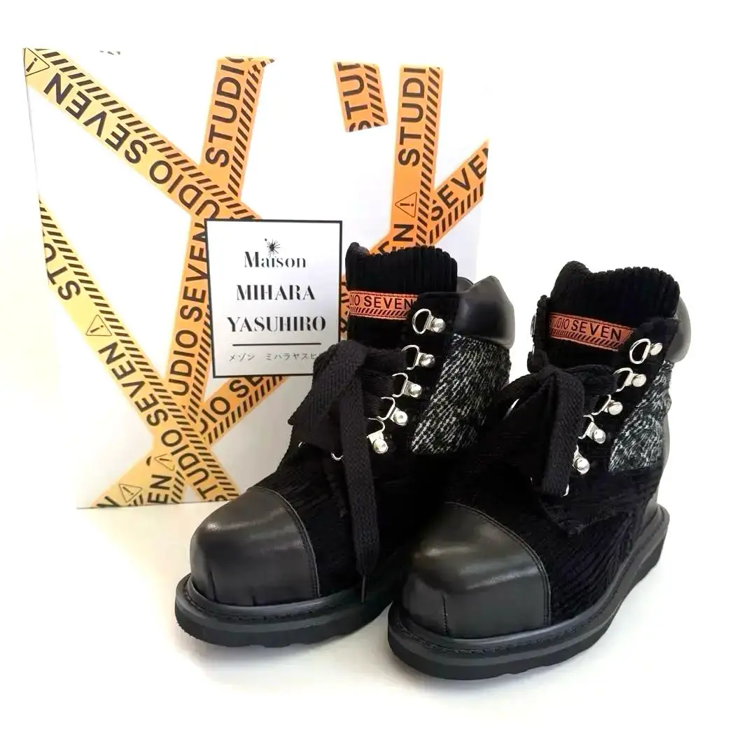 【美品】⭐️MIHARA YASUHIRO｜ミハラヤスヒロ インヒールブーツ Maison MIHARA YASUHIRO(メゾンミハラヤスヒロ) 2024AW ソフト