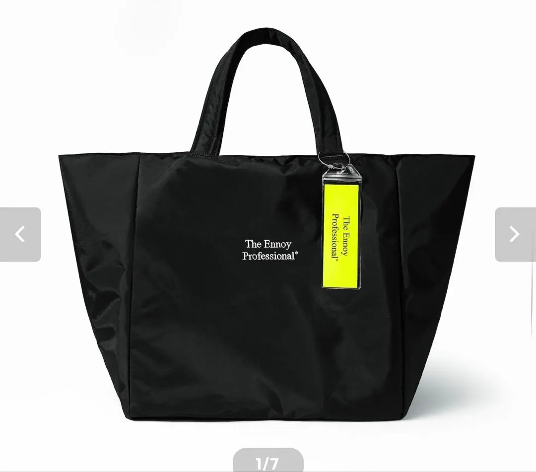 The Ennoy Professional ブラックトートバッグ The Ennoy Professional トートバッグ 黒 4/22発売｜ENNOY
