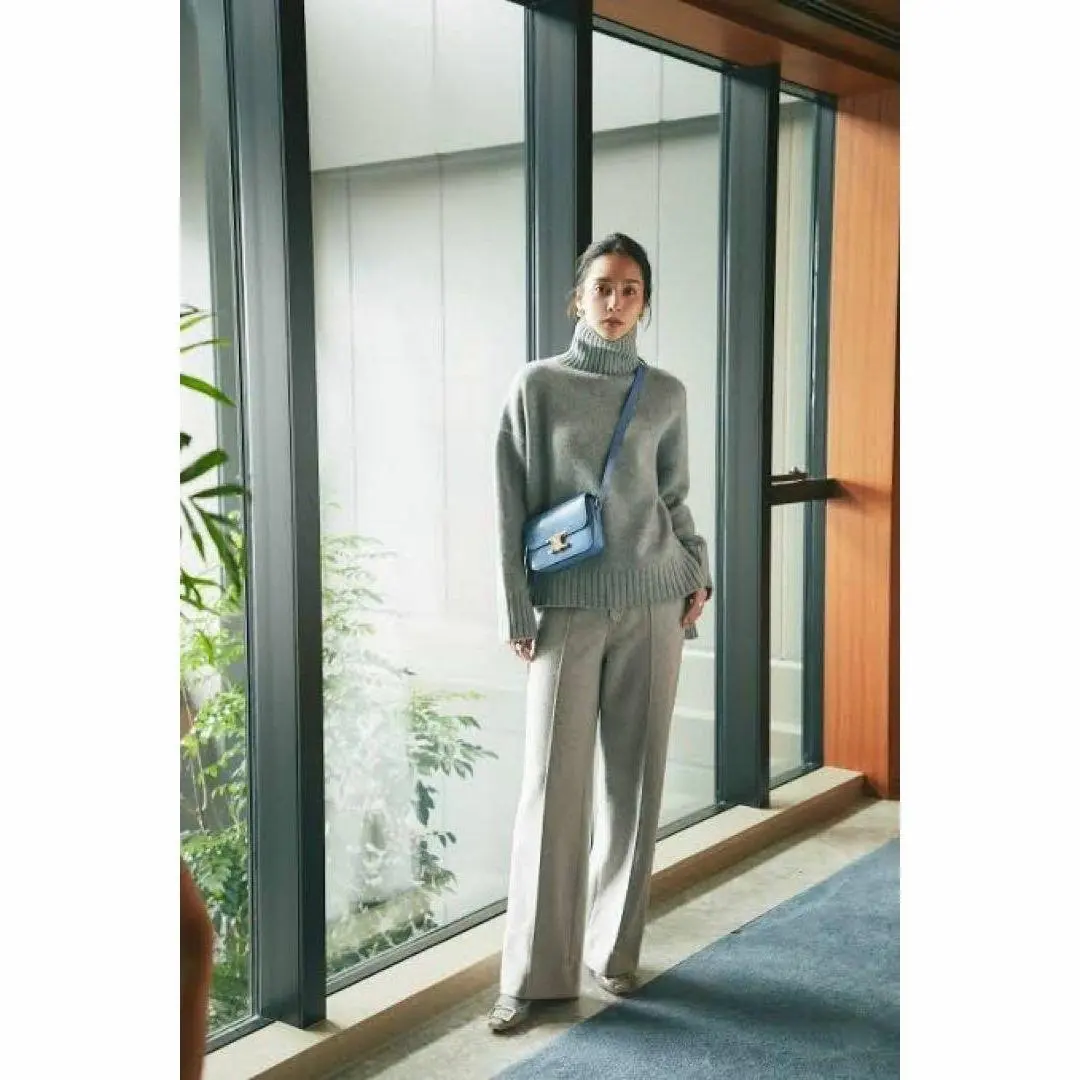 Thumbnail of SEVEN TEN by MIHO KAWAHITO Basic Turtle Pullover Gray Knit