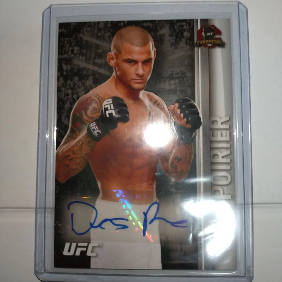 UFC 　Topps　ダスティン・ポイエー　オンカードサインカード 2025年最新】ダスティン・ポイエーの人気アイテム - メルカリ
