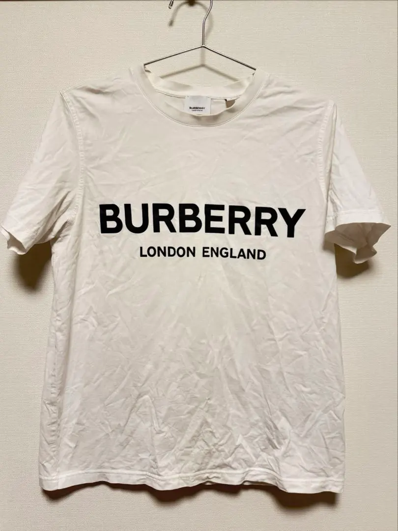 Thumbnail of BURBERRY Burberry Center Logo T-shirt L size White