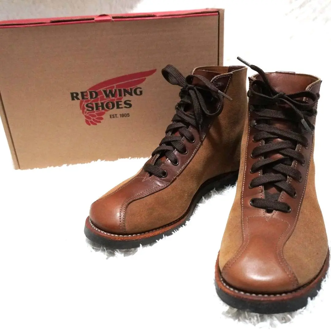 RED WING 8827 サイズ8 1/2 D ブラウン/ベージュ 楽天市場】○○ RED WING レッドウィング アウティングブーツ
