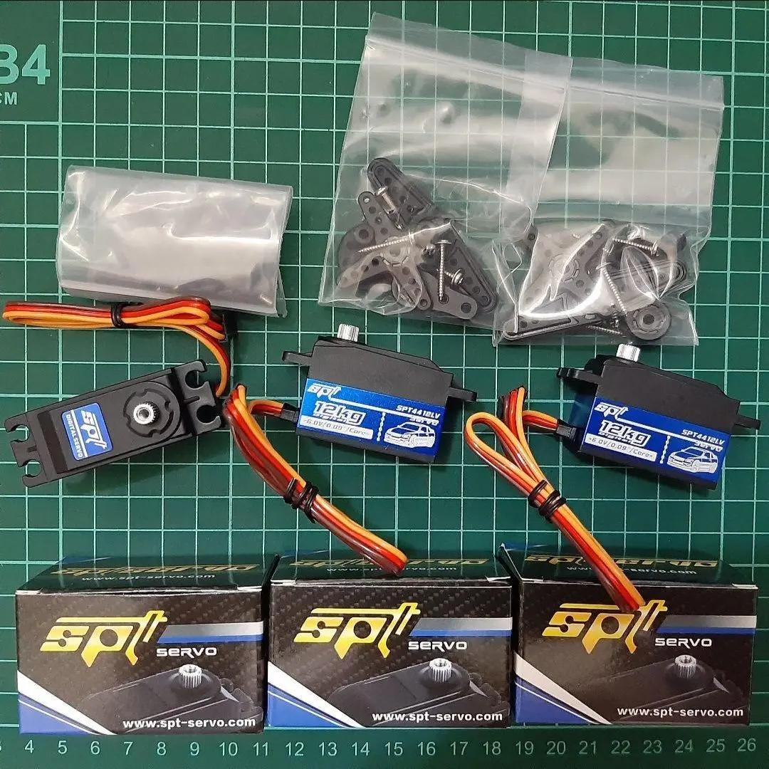 □5個□ SPT4412LV ラジコン ロープロ サーボ TT01 YD-2