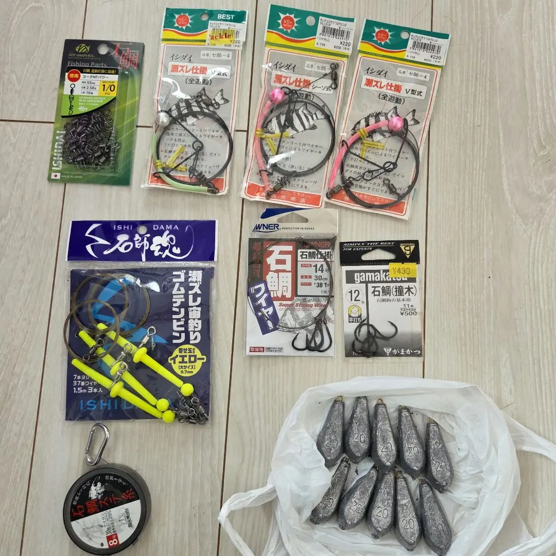 Thumbnail of Striped beakfish fishing rig set - Ishidama, Gamakatsu, Owner