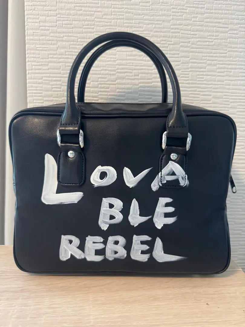 コムデギャルソンガール　ペイントバッグCOMME des GARCONS 新品 コムデギャルソン ガール メッセージ・ペイントバッグ