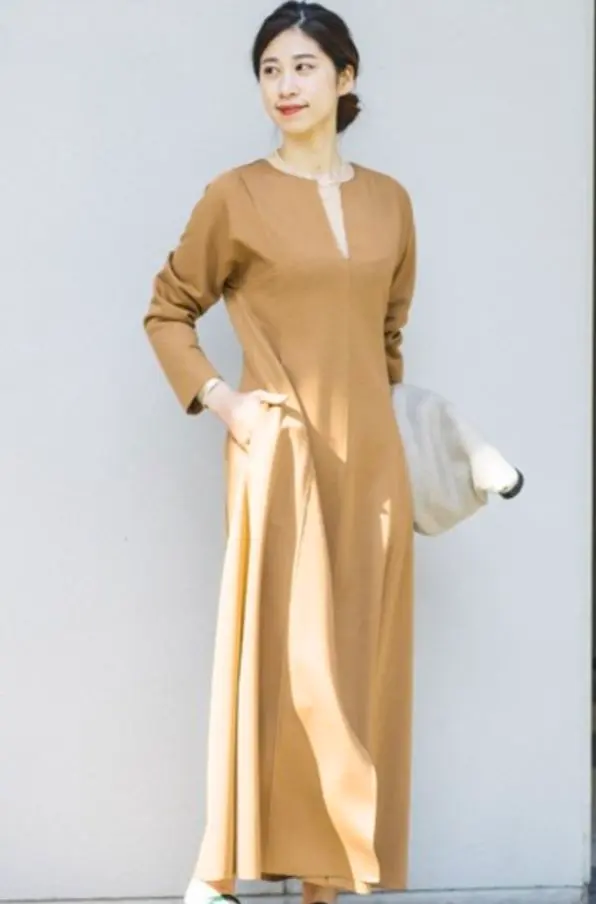 Thumbnail of VERMEIL par iena Cardboard Knit Dolman Flare Dress