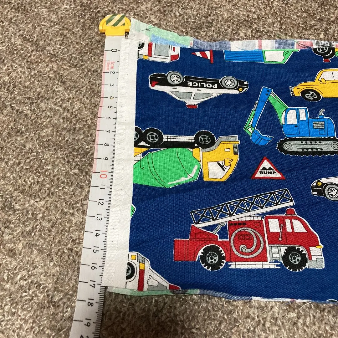Thumbnail of Vehicle Pattern Fabric Scrap 125x15