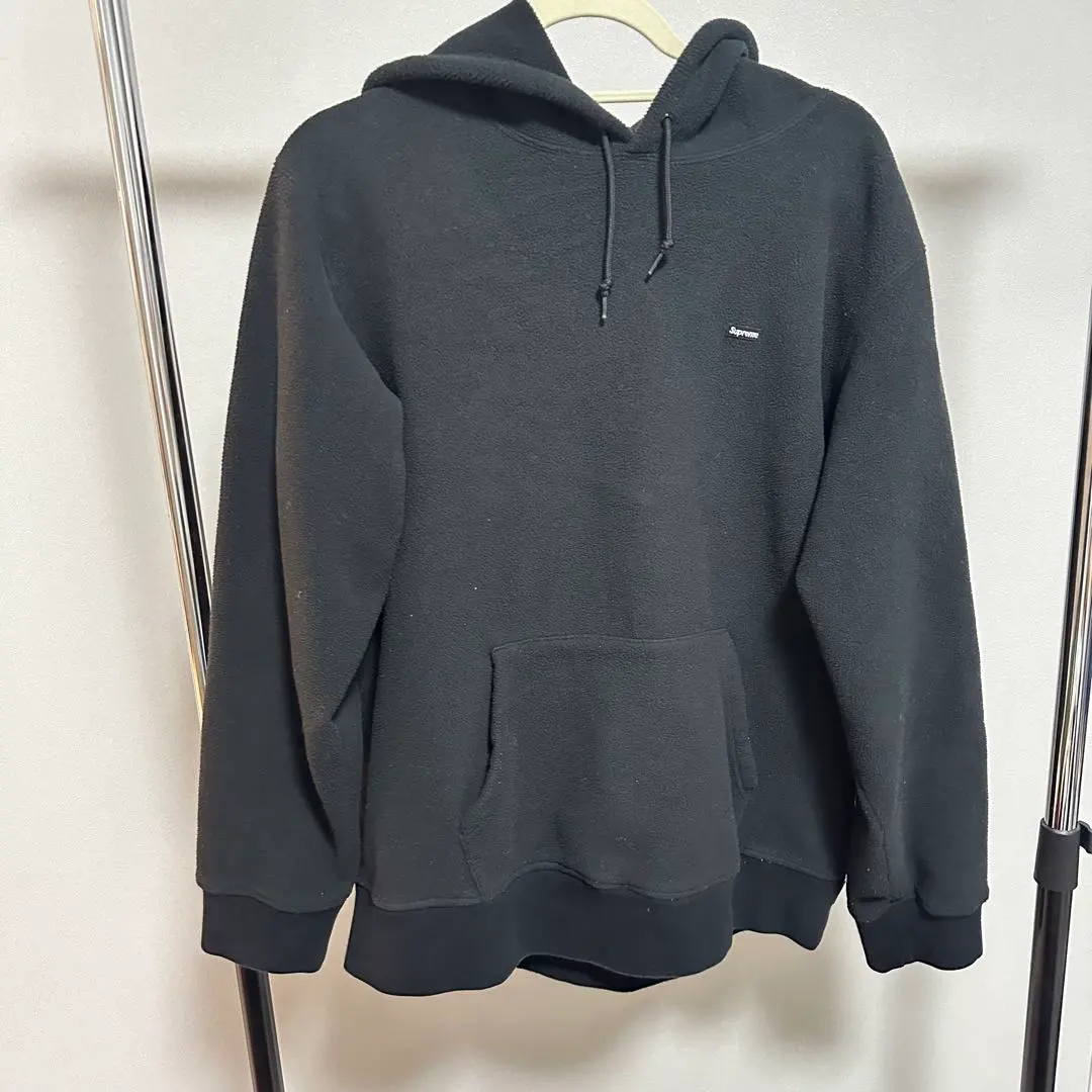 【美品】Supreme 小盒子Logo 羊羔毛連帽衫 的縮圖