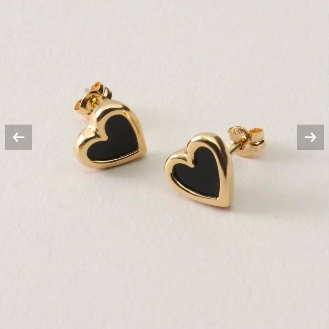 GIGI ジジ✳︎ Onyx square ピアス オニキス スクエア イエナ