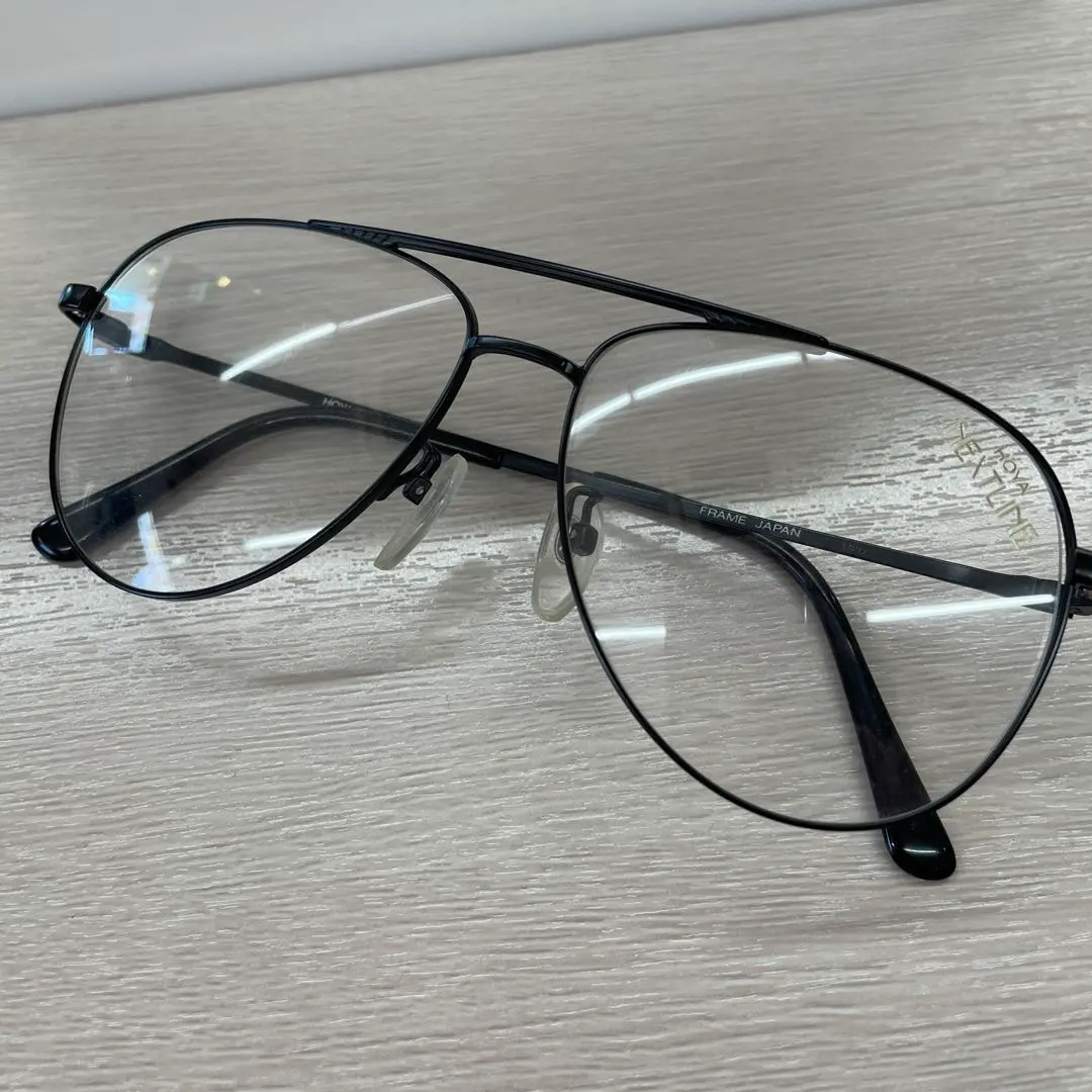 Thumbnail of HOYA Black Metal Frame Glasses Vintage