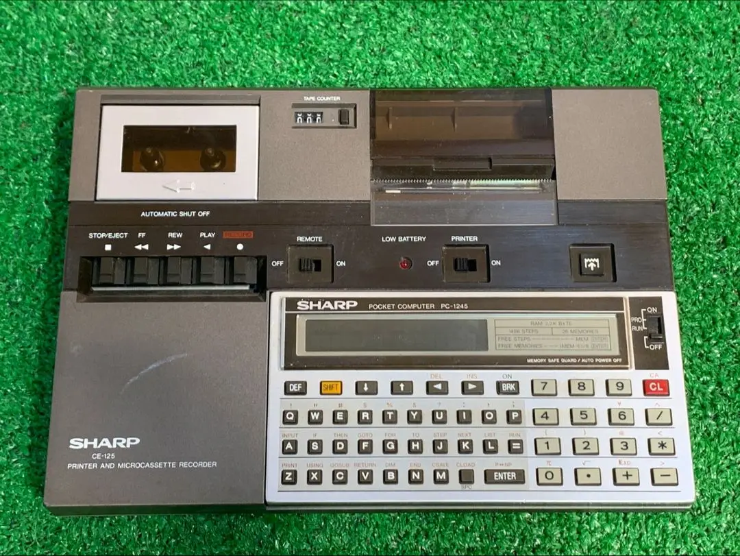 SHARP ポケットコンピュータ CE-125 SHARP CE-125(S) の使い方