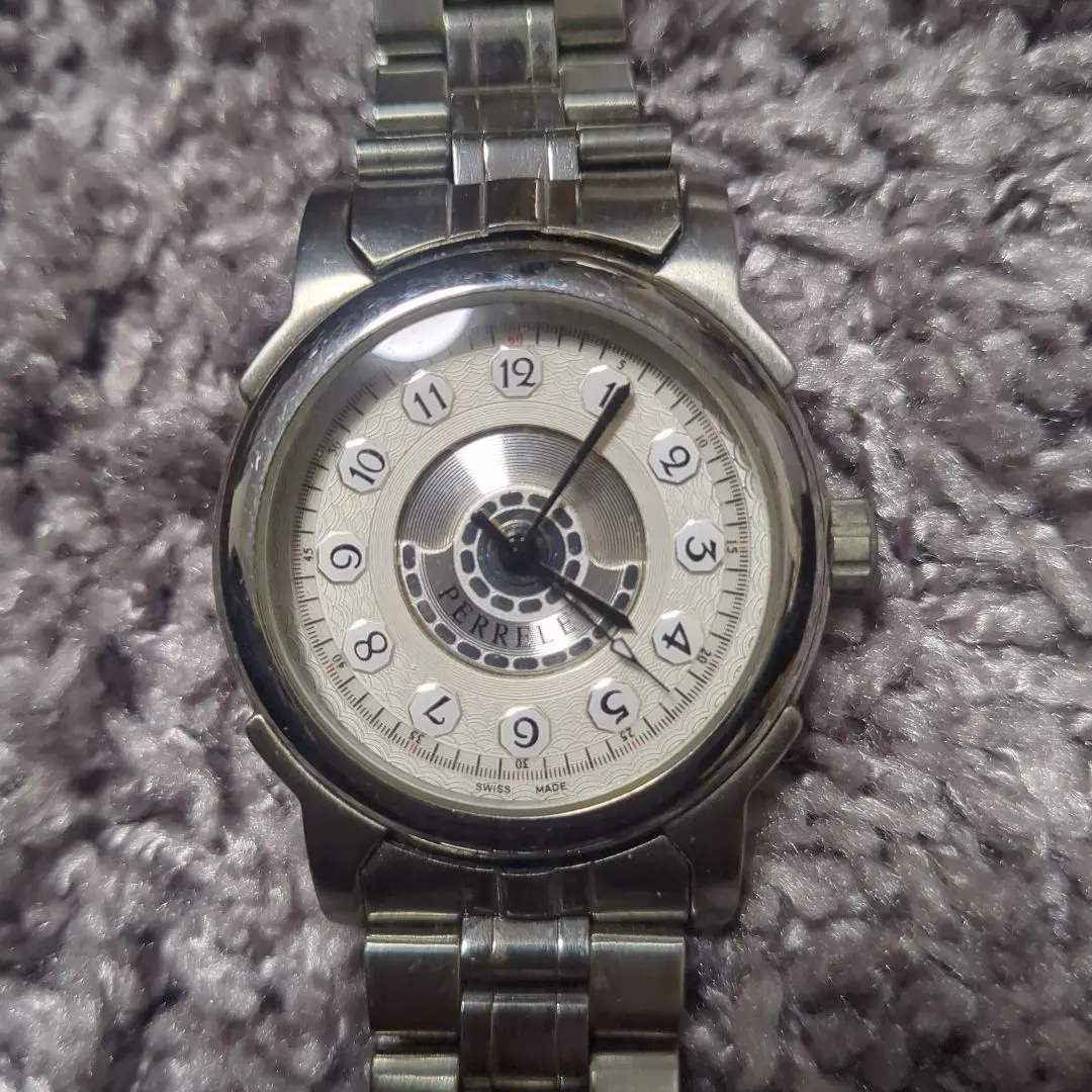 中古美品ペルレ【PERRELET】 レクタングル ロイヤル ダブル