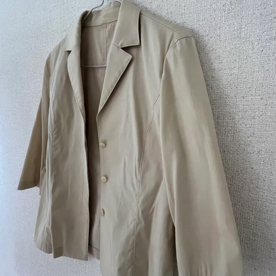 Thumbnail of LAUTREAMONT Beige Tailored Jacket 3/4 Sleeves