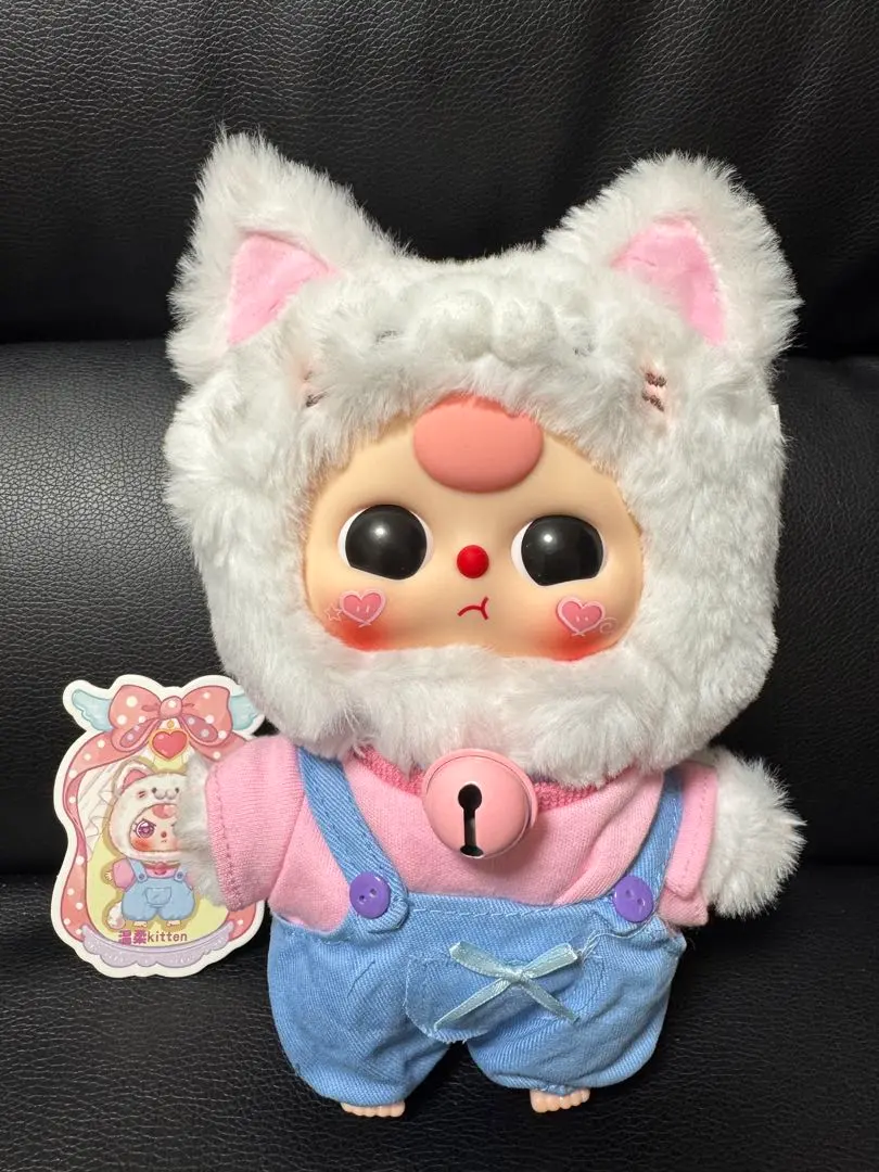 Thumbnail of BabyThree Cat Kitten Ear Hooded Custom Doll, Keyholder