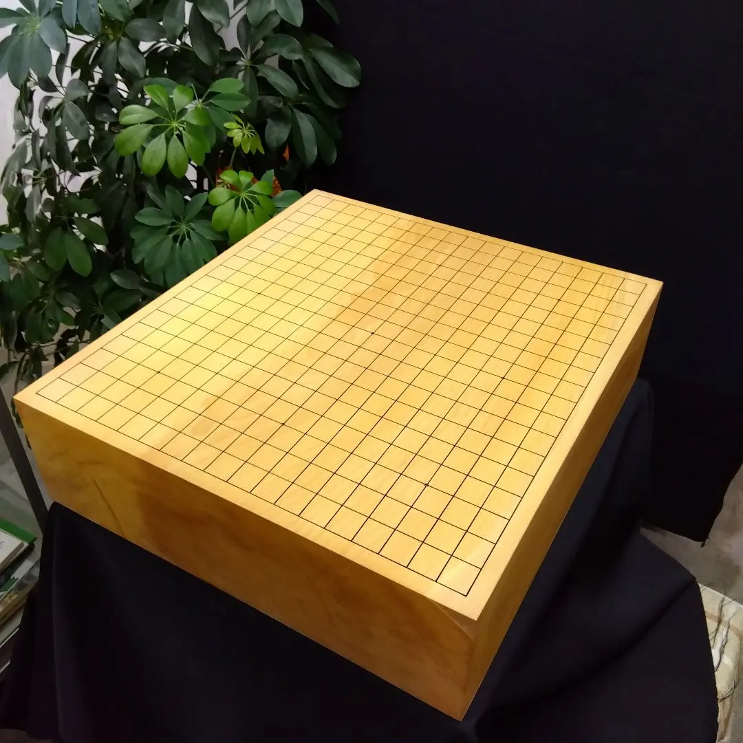 【国産　本榧　2寸卓上碁盤　板目③　未使用】 本榧卓上駒台 ～2寸盤用 | 前川榧碁盤店