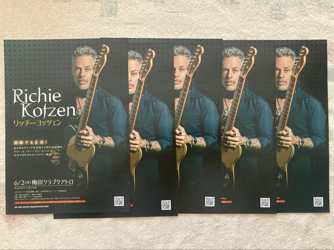値下げ❗Richie Kotzenリッチーコッツェンピック使用2002年日本公演 Richie Kotzenリッチーコッツェンピック使用2002年日本公演