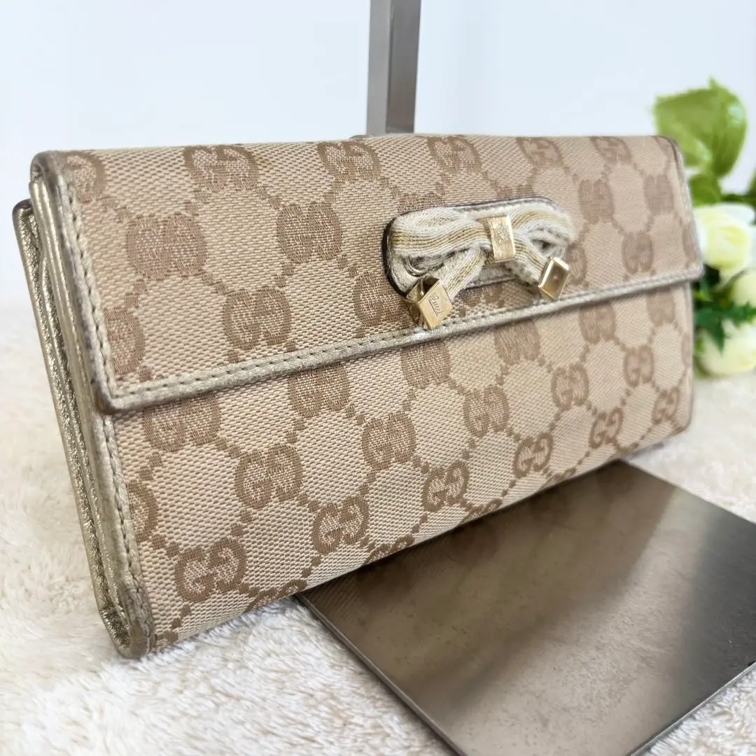 希少GUCCIグッチ即完売ハワイアンビッグロゴT/S極美品子供も大人もOK GUCCI(グッチ) ロゴ ミニ ストロートートバッグカゴバッグ782381