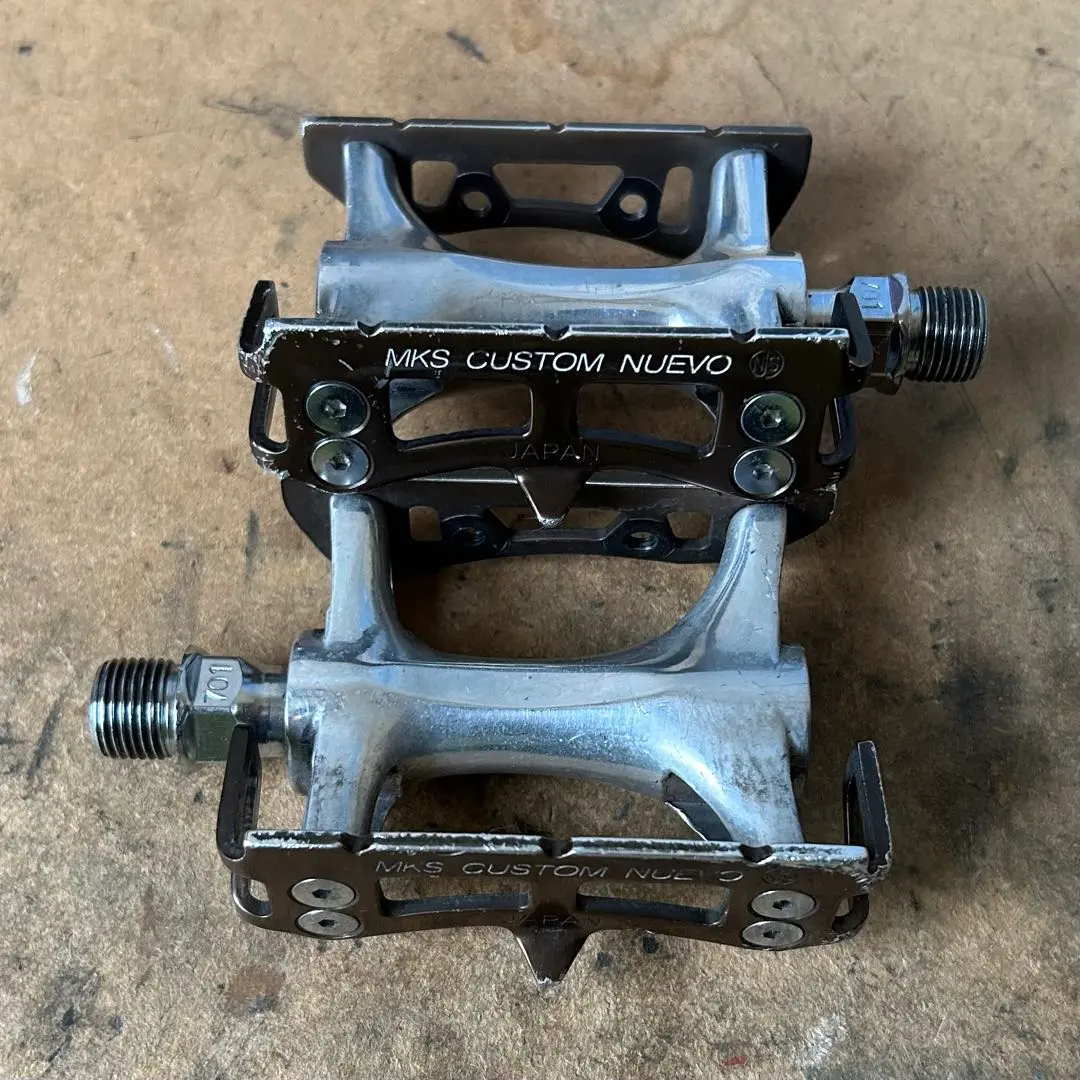 MKS ペダル　CUSTOM NUEVO NJS simworks ブルーラグ MKS ROYAL NUEVO カスタムペダル NJS 自転車