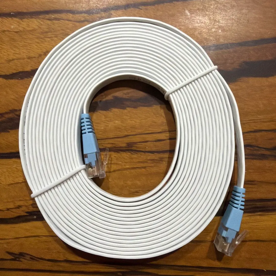 Thumbnail of White LAN cable RJ-45