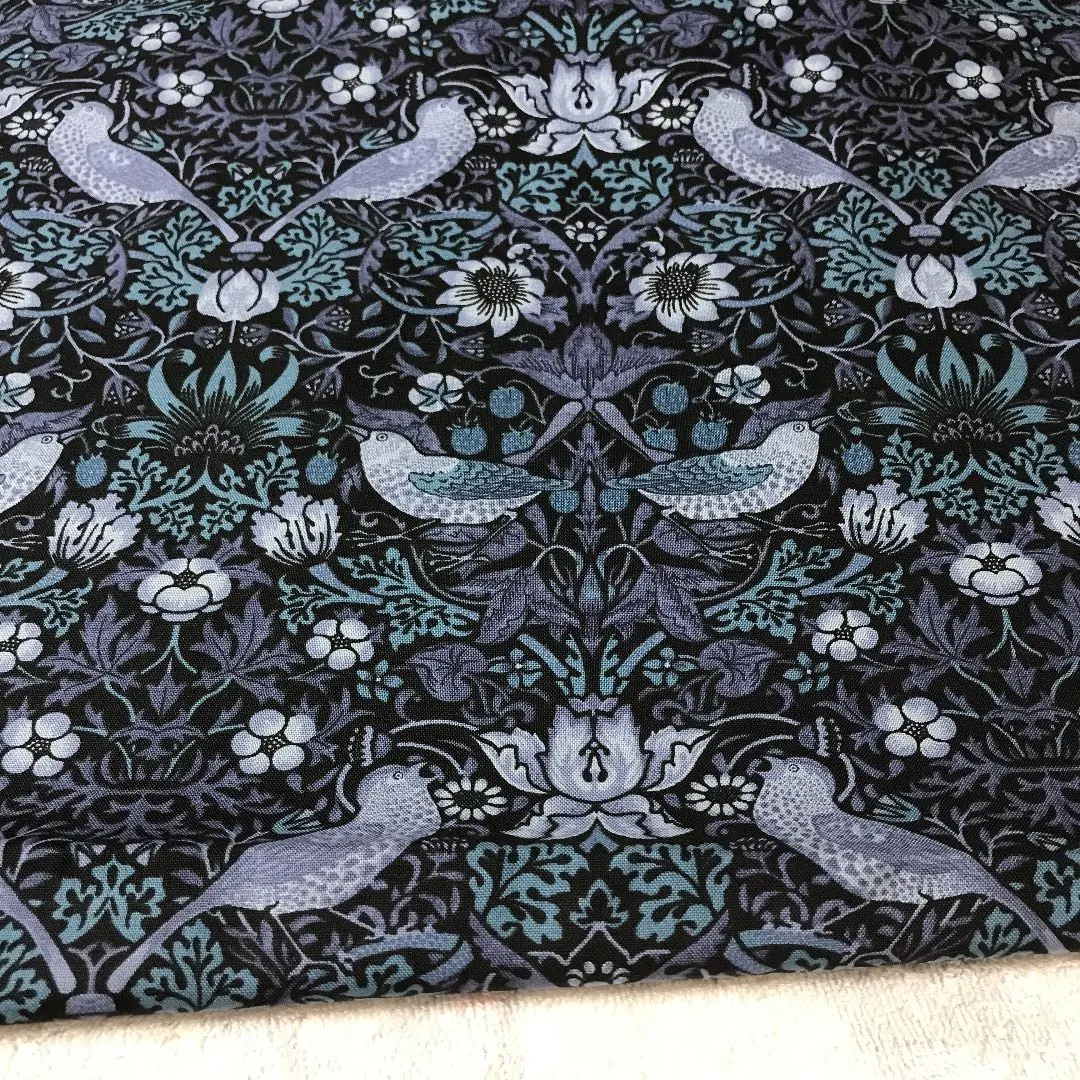 Thumbnail of Imported Fabric: Morris Collection Strawberry Thief, Approximately 110 x 50cm