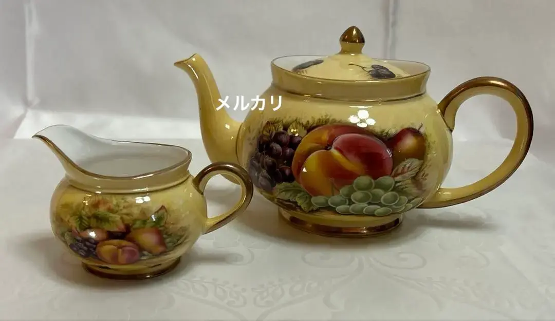 【お値下げ】【希少品❗️】エインズレイ　イギリスの家ティーポット　湖水地方 お値下げ】【希少品❗️】エインズレイ イギリスの家