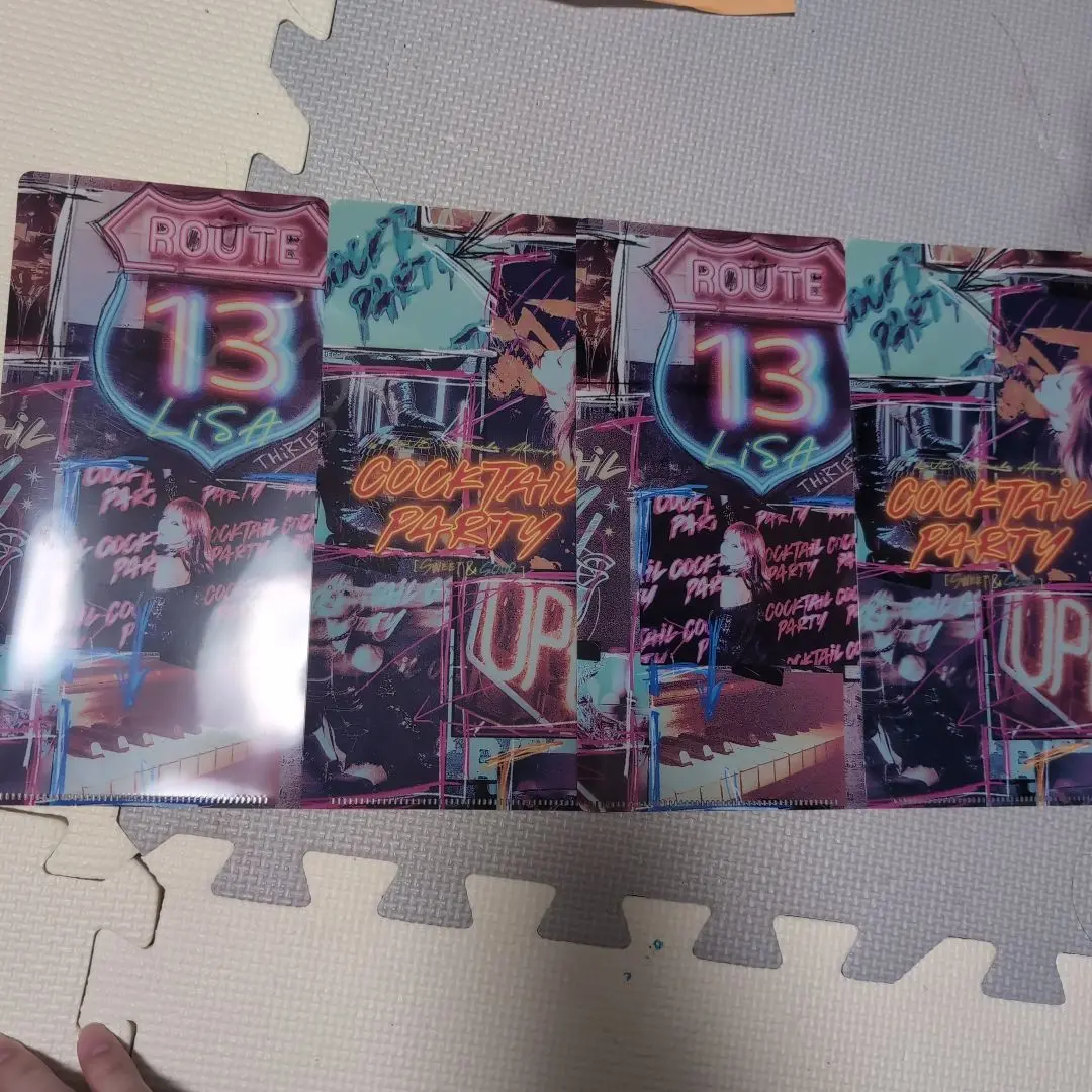 LiSA COCKTAIL PARTY パスステッカー 全 コンプ1セット LiSA COCKTAIL PARTY パスステッカー 全 コンプ1セット