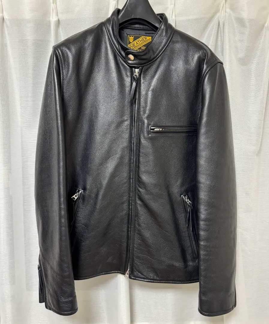 Thumbnail of Y'2 LEATHER Single Riders Jacket, Black, Size 38