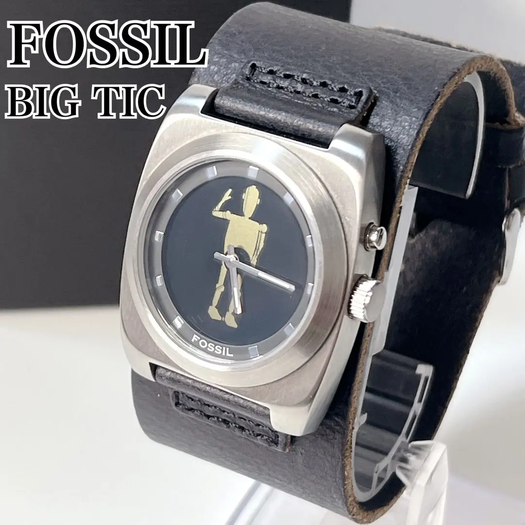 稼動品 レア 希少 FOSSIL BIGTIC ロボット 腕時計 Y2K Fossil Bigtic Y2K Robot Dial Men's Watch Used | eBay