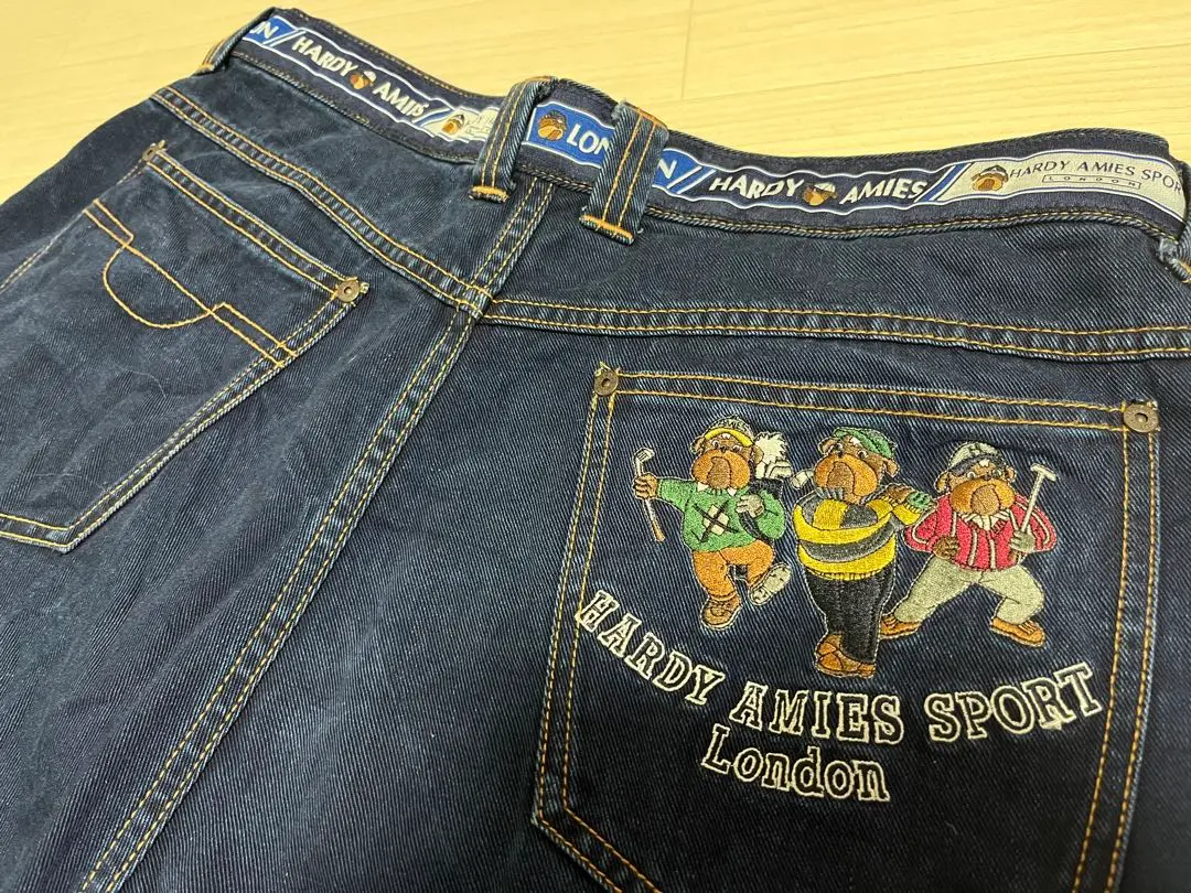 ☆HARDY AMIES SPORT☆美品☆デニム ジーンズ ストレート W91 2025年最新】HARDY AMIES デニム・ジーンズの人気アイテム