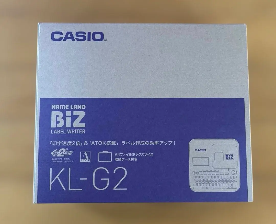 美品！　カシオ　ネームランド　 Biz KL-G2　ほぼ未使用 カシオ ラベルライター 「ネームランドBiZ」 KL-G2 | ヤマダ