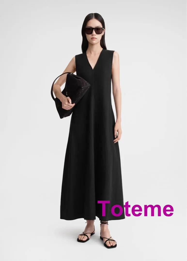 Toteme ノースリーブ コットン ロングドレス 2025年最新】TOTEME ノースリーブの人気アイテム - メルカリ