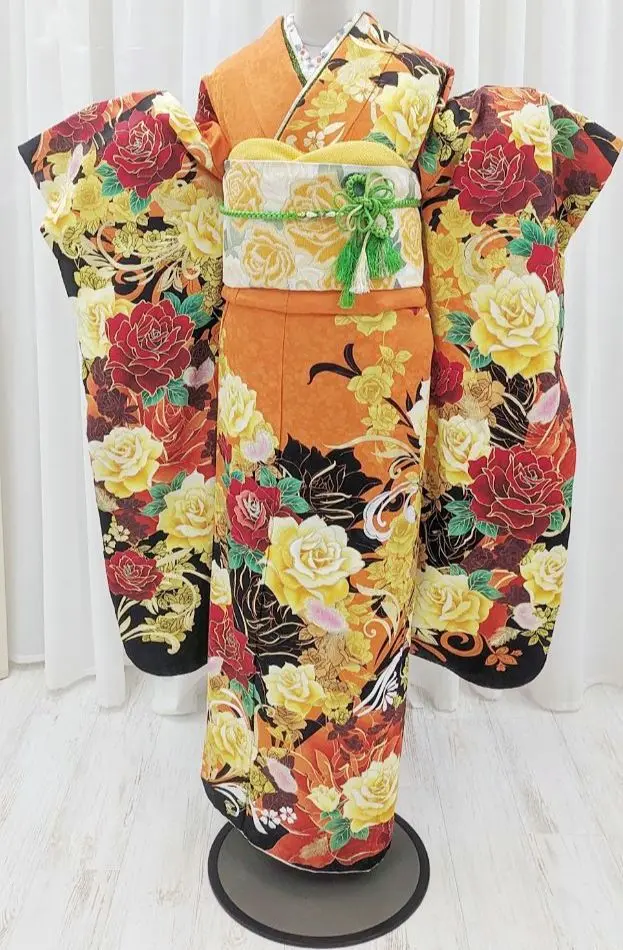 中古★假屋崎省吾 華やか～ 振袖 セット おまけ沢山(≧∇≦) 中古☆假屋崎省吾 華やか～ 振袖 セット おまけ沢山