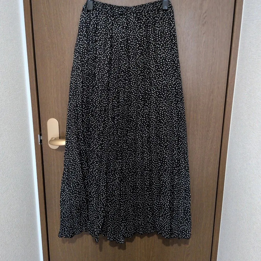 Lugnoncure 黑白圓點百褶裙 均碼 的縮圖