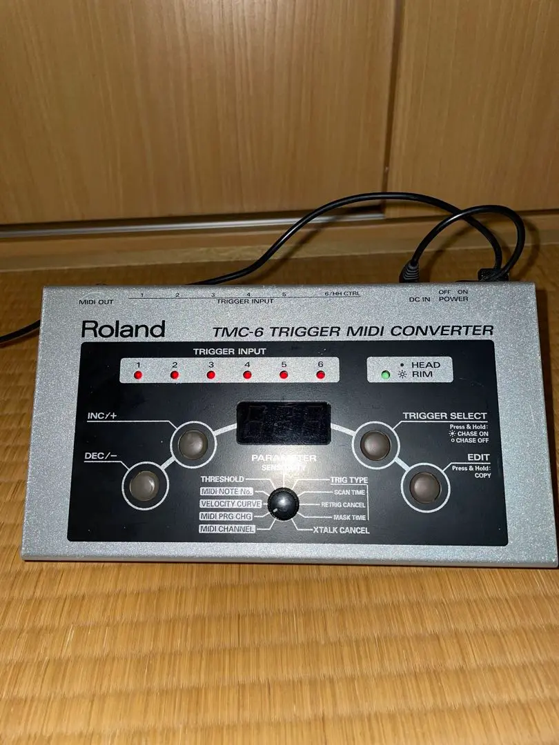 Roland TMC-6 MIDIトリガーコンバーター Roland - TMC-6 | Trigger to MIDI Converter