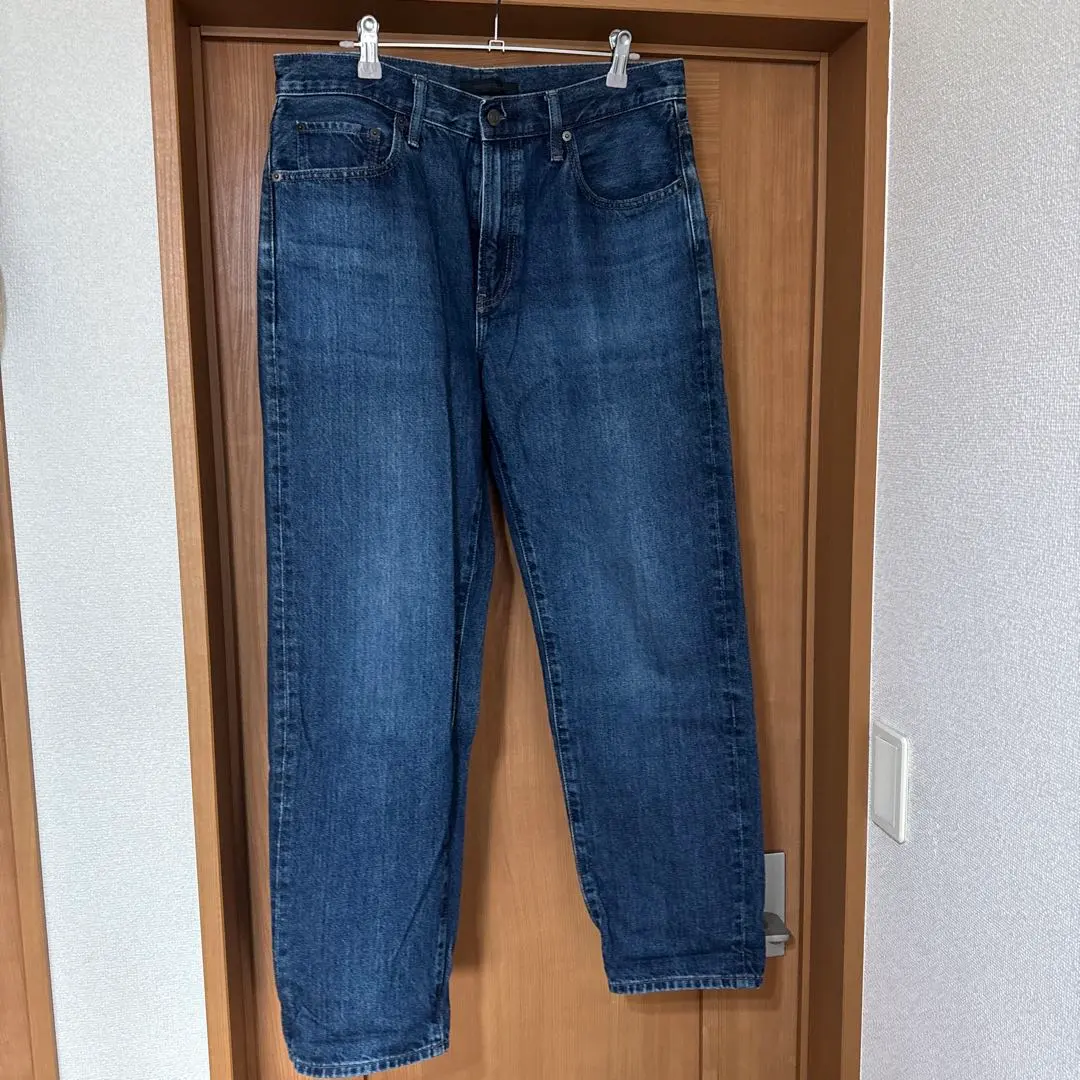 Thumbnail of UNIQLO Straight Jeans, Dark Blue