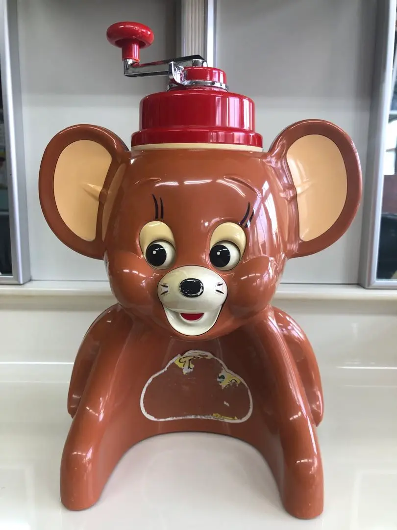 レトロ　かき氷機　タイガー氷削り器　きょろきょろジェリー　トムとジェリー タイガー 氷削り器 きょろきょろジェリー ABLー1000 ライト