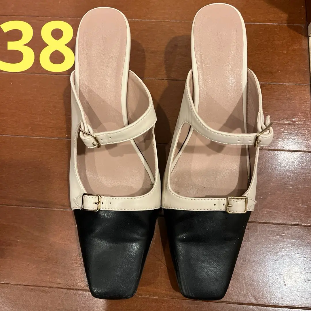 herlipto Mademoiselle Mules【vanilla】 Shipping in mid-June] [vanilla] Mademoiselle Mules