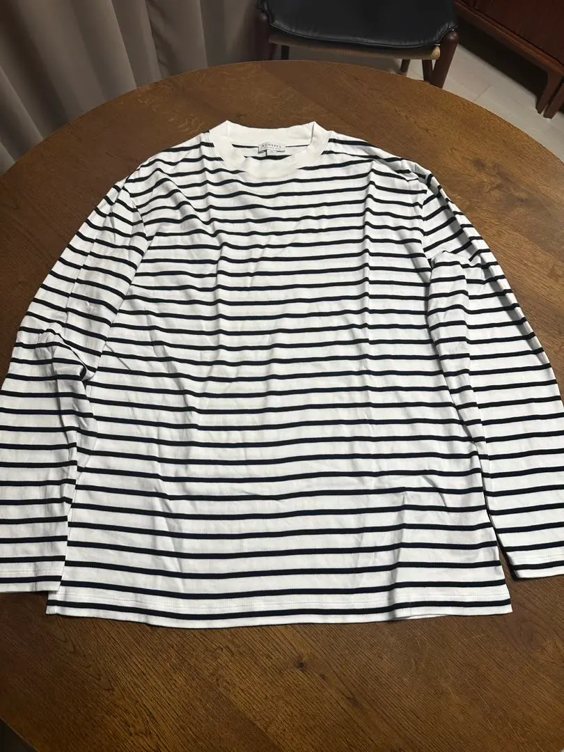 Thumbnail of Made in England, Retail Price: ¥18,260 【Sunspel】High-Quality Supima Cotton Border Cut-and-Sewn