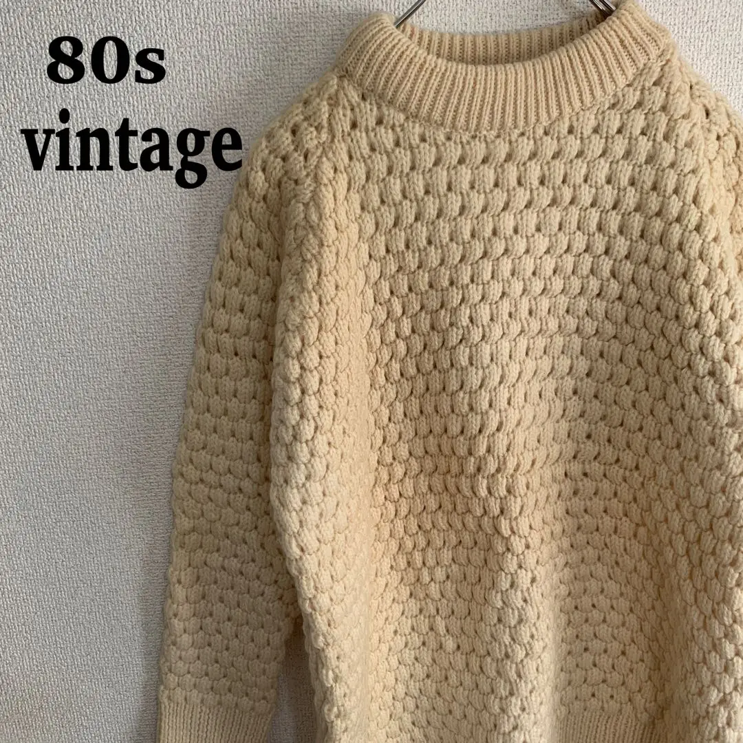 美品　70s〜80s 初期Peter Storm ポップコーンニットイギリス製 美品 70s〜80s 初期Peter Storm ポップコーンニットイギリス製