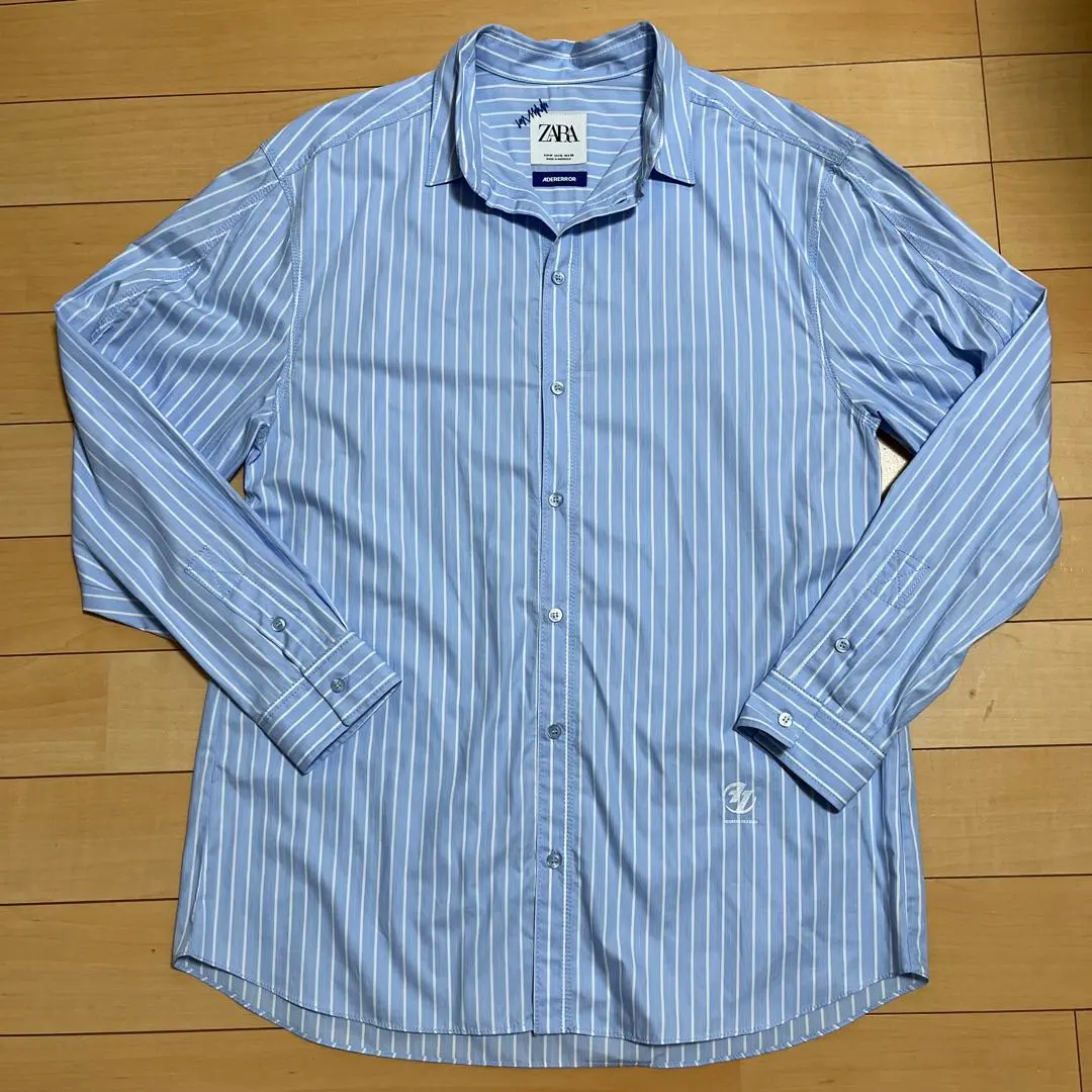 完売品 ADERERROR × ZARA ストライプ ポプリンシャツ SM ZARA - ADERERROR ZARA ストライプ ポプリンシャツの通販 by a