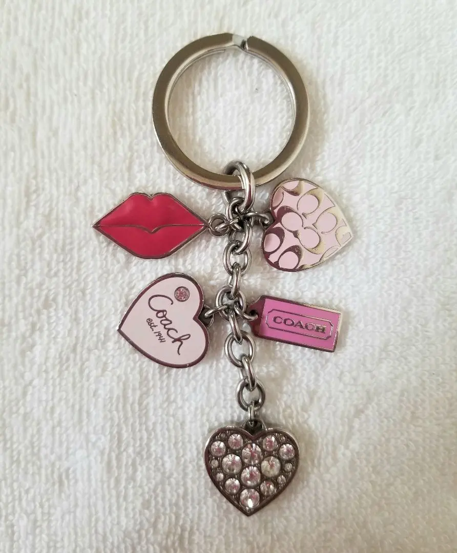 Thumbnail of COACH Coach Heart Keychain