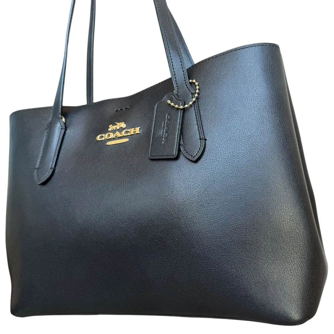 【超美品】coach トートバッグ/レザー/アベニューダブルフェイス 2025年最新】コーチアベニューダブルフェイスレザーキャリー