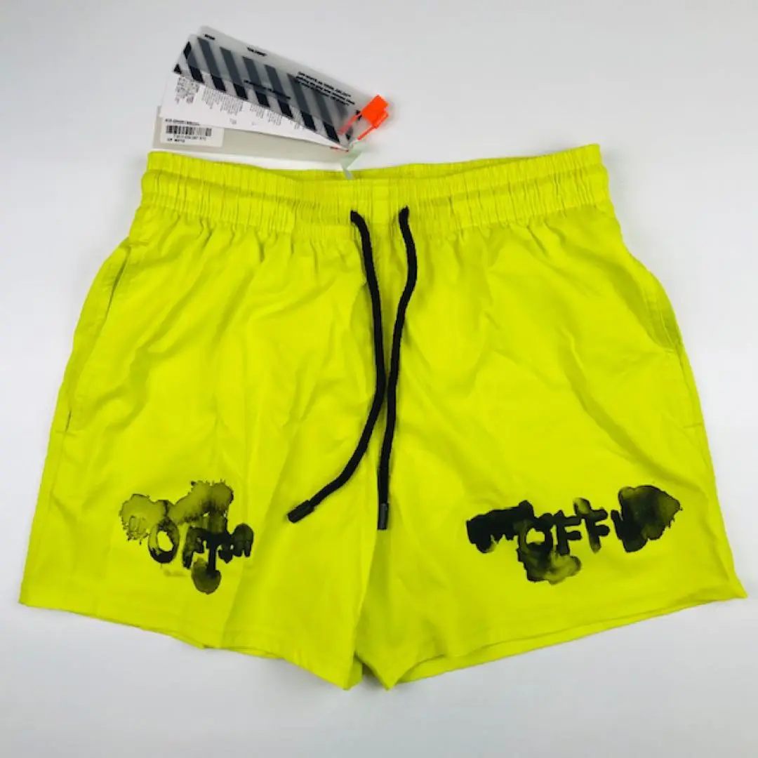 新品未使用★オフホワイト・アイコンロゴデザイン スイムパンツ(M) 2025年最新】OFF-WHITE 水着の人気アイテム - メルカリ