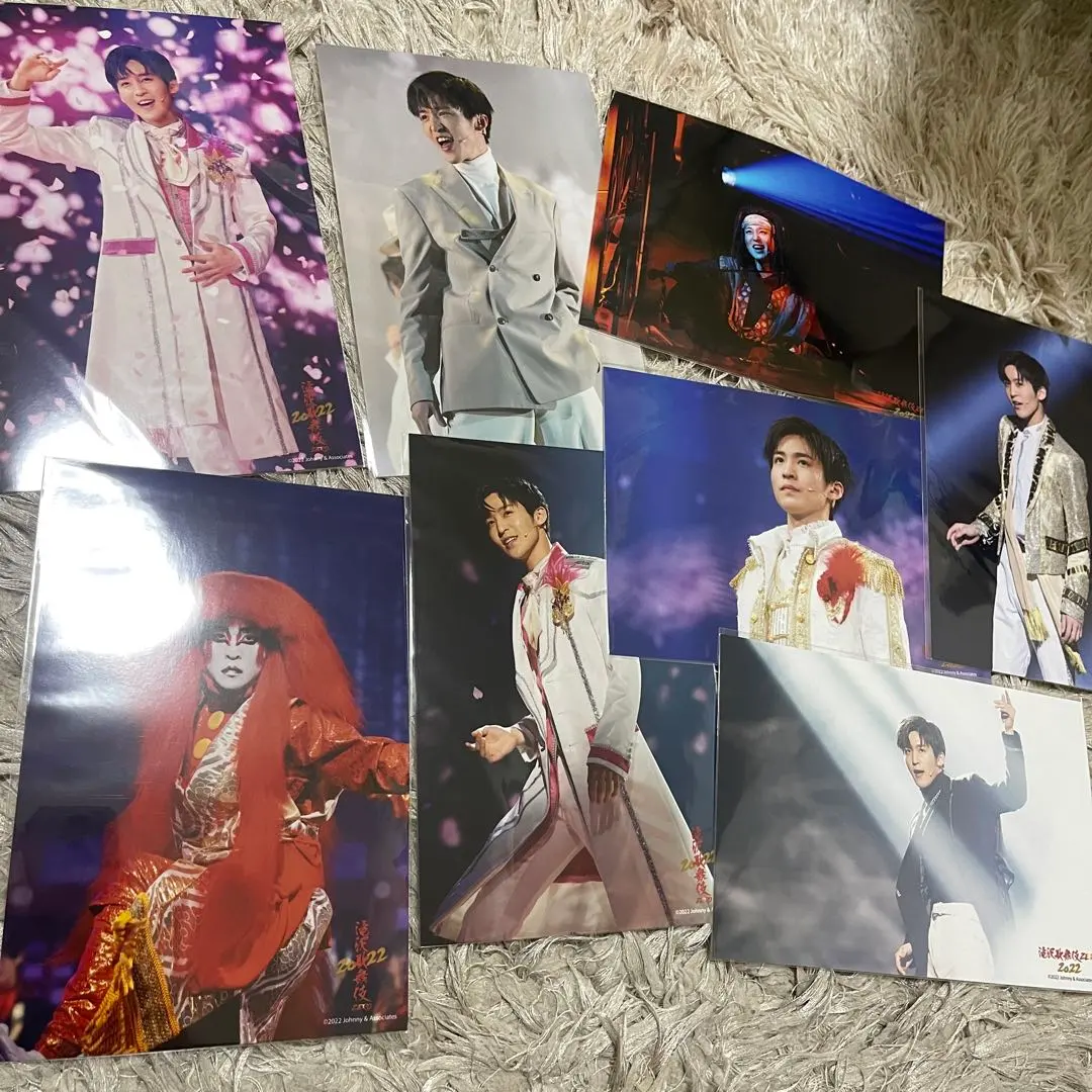 Thumbnail of Ren Meguro Stage Photo Takizawa Kabuki 2022 8-piece set