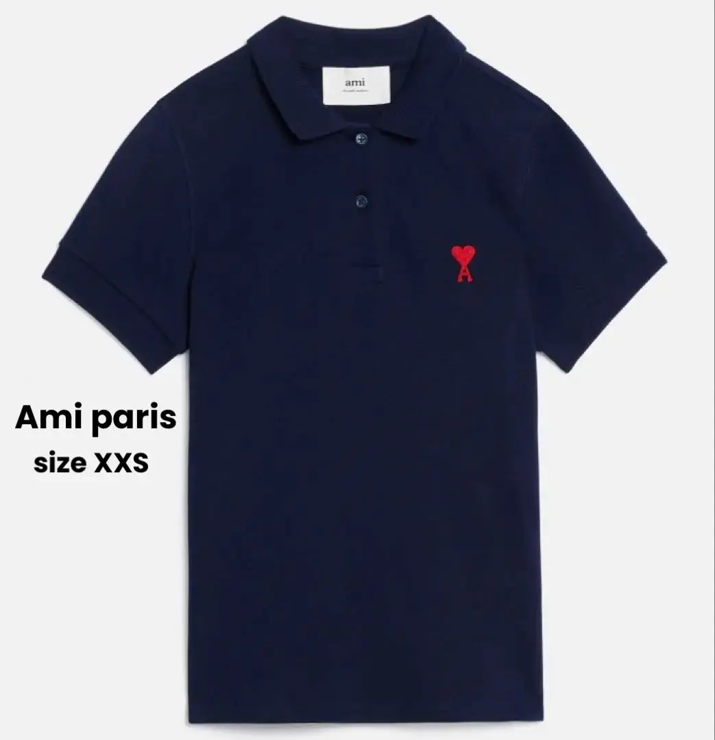 正規新品未使用AMI PARIS アミパリス レディースポロシャツ XXSサイズ 楽天市場】ami paris アミパリス ポロシャツ AMI DE COEUR アミ