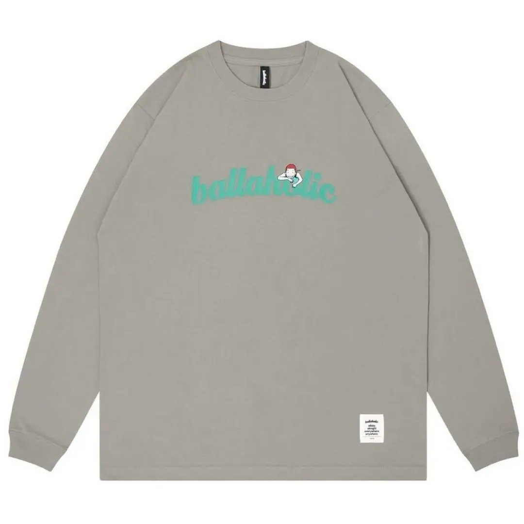 ballaholic 長袖カットソー グレー トラックデザイン 2025年最新】ballaholic カラー：グレイ系 七分・長袖カットソー